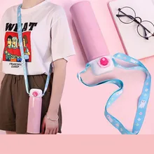 Висячая веревка новая бутылка для воды плечевой ремень портативный с длинной пряжкой портативная кружка для напитков задняя вода с изоляцией чашка ремешок