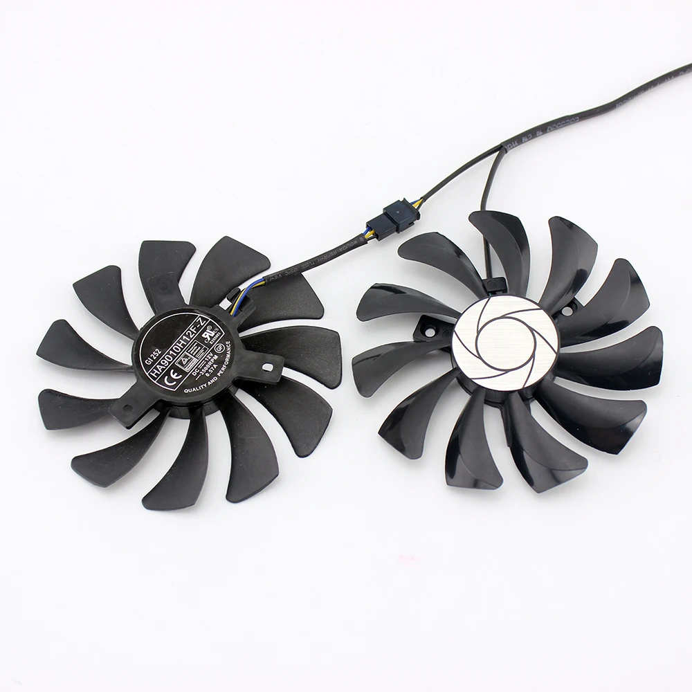 2pcs/set P106 GTX 1060 GPU VGA cooler For MSI GeForce GTX1060 GTX-1060-6GT-OC INNO3D GTX 1060 6GB video Graphics Card cooling