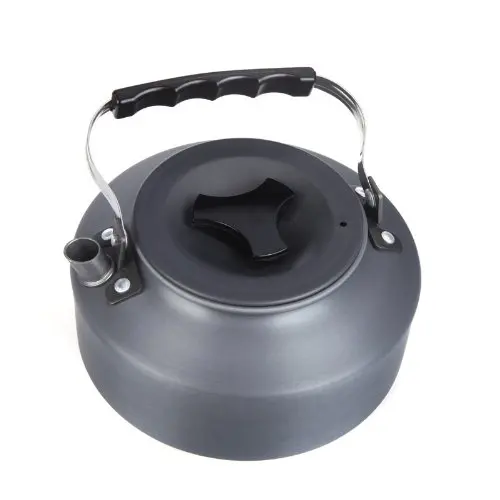 SZ-LGFM-1.1L portátil Ultra-luz acampar al aire libre senderismo Picnic hervidor de agua tetera café anodizado de aluminio