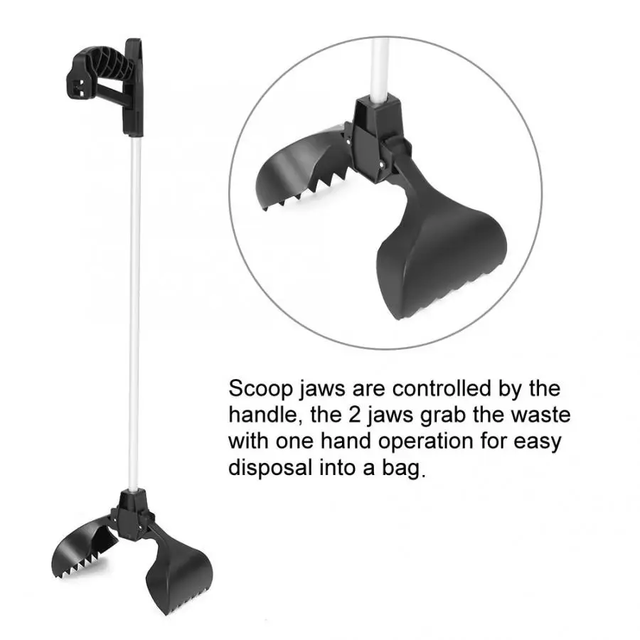 Более легкие инструменты для домашних принадлежностей черные собачьи экскременты совок для сбора грязи собачьих отходов простой инструмент для пикап с длинной ручкой помощь легко