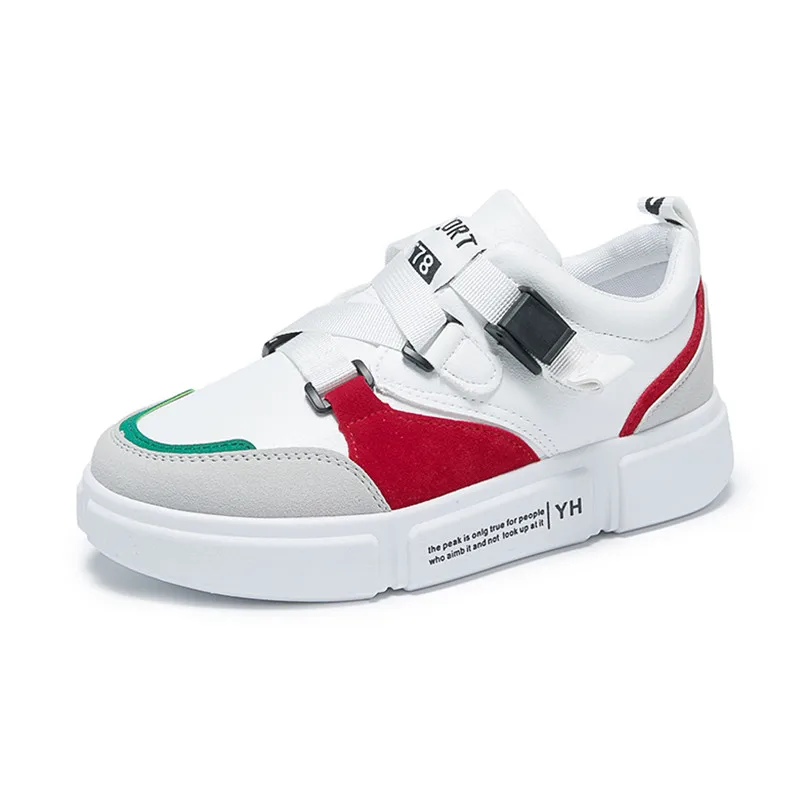 

YeddaMavis White Running Sneakers 2019 Spring Woman Casual Shoes Female Air Mesh Lace Up Shoes Women Shoes 4CM Platform Sneakers