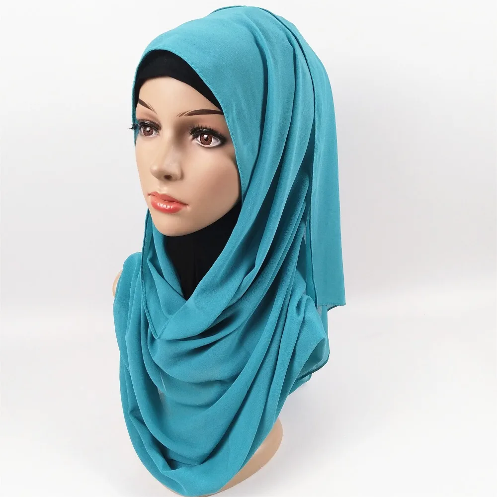 A55 50 шт./партия, высококачественные простые шифоновые платки с пузырьками, повязки на голову, популярные хиджабы, летние мусульманские шарфы