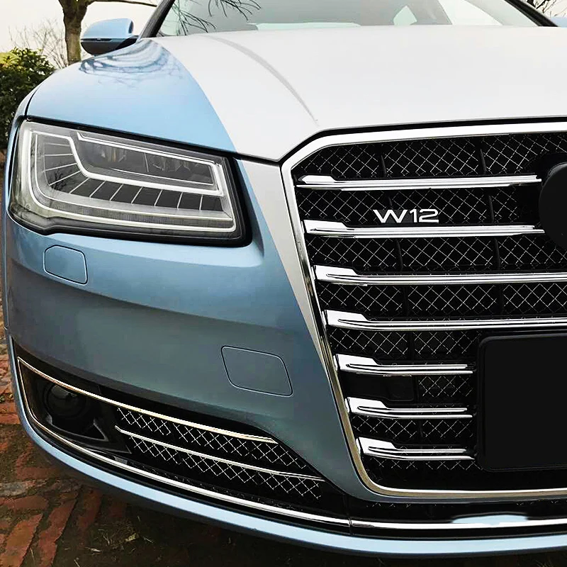 

A8 Black Front Fog Grill Grille For Audi A8 2015-2018 CAR STYLING