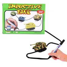 2017 Novo 1 Peça Mágica Brinquedo Caminhão Carro Indutivo Magia Tanque de Escavadeira Construção Caminhão Carros Diecasts Veículos Toy Frete grátis