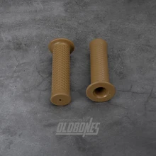 1 пара хаки OLDBONES Универсальный Кафе Racer для Ретро Винтажные мотоциклетные рыбные чешуи 22 мм рукоятки ручки Резиновый рукав