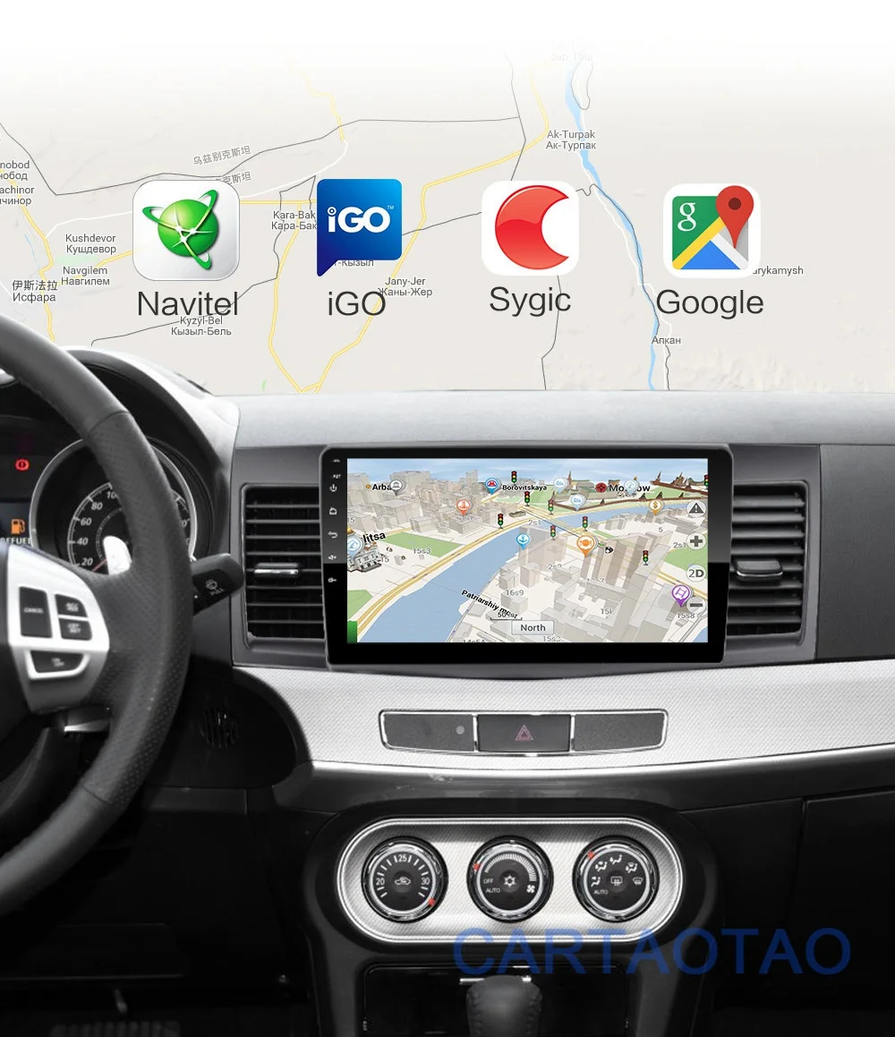 2G+ 32G 1" 2din Android 8,1 GO автомобильный dvd-плеер для Mitsubishi Lancer 2008 2009 2010- автомобильный Радио gps навигация wifi плеер