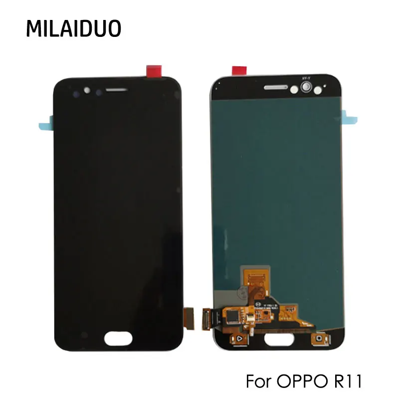 

OEM AMOLED For OPPO R11 LCD Display Super OLED Touch Screen Digitizer Assembly Replacement 5.5'' Black White Brand New