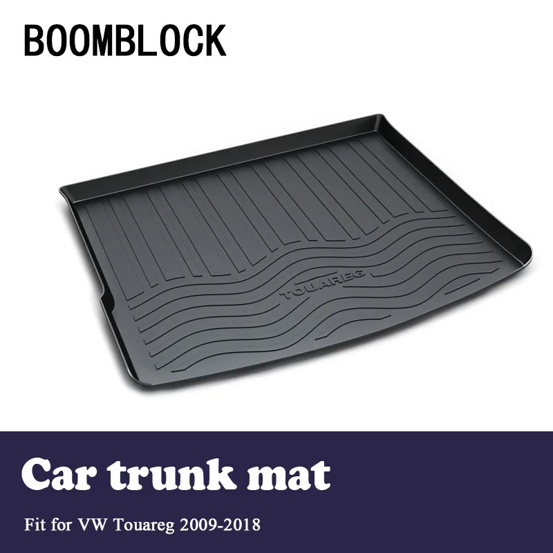 

Auto Car Cargo Liner rear trunk mat For VW 2018 2017-2009 Touareg Luggage Tray Carpet Mud Anti Kick Cover Floor Mat Accessories
