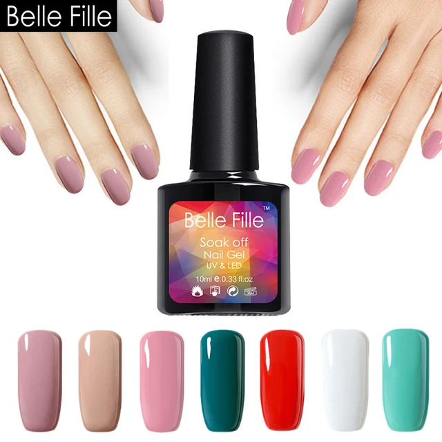 Us 28 Uv Gel Nail Polish 10ml Led Gel For Nails Nude Red Pink Green White Color Soak Off Gel Varnish Nagellak Vernis Semi Permanent In Nail Gel