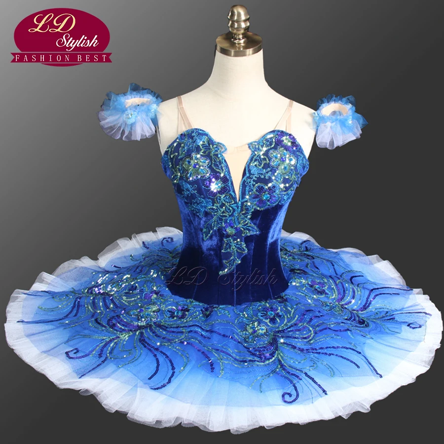

Women Royal Blue Professional Ballet Tutu Girls Pink Nutcraker Tutu Performance Ballet Tutu Costumes Stage Dancewear LD0081