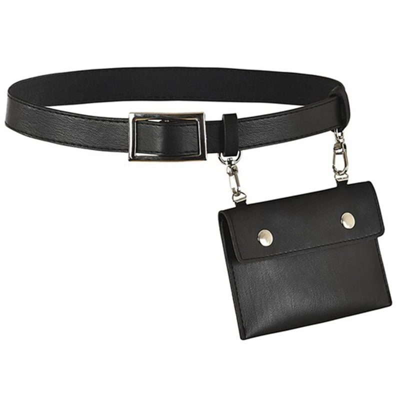 

Leather Fanny Pack Mens Waist Belt Bag Womens Purse Hip Pouch Travel Sash Bag