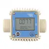 K24 LCD Turbine Digital Diesel Fuel Flow Meter for Chemicals Water Sea Liquid flowmeter Measuring Tools Blue Hot Sale Best Offer ► Photo 1/6