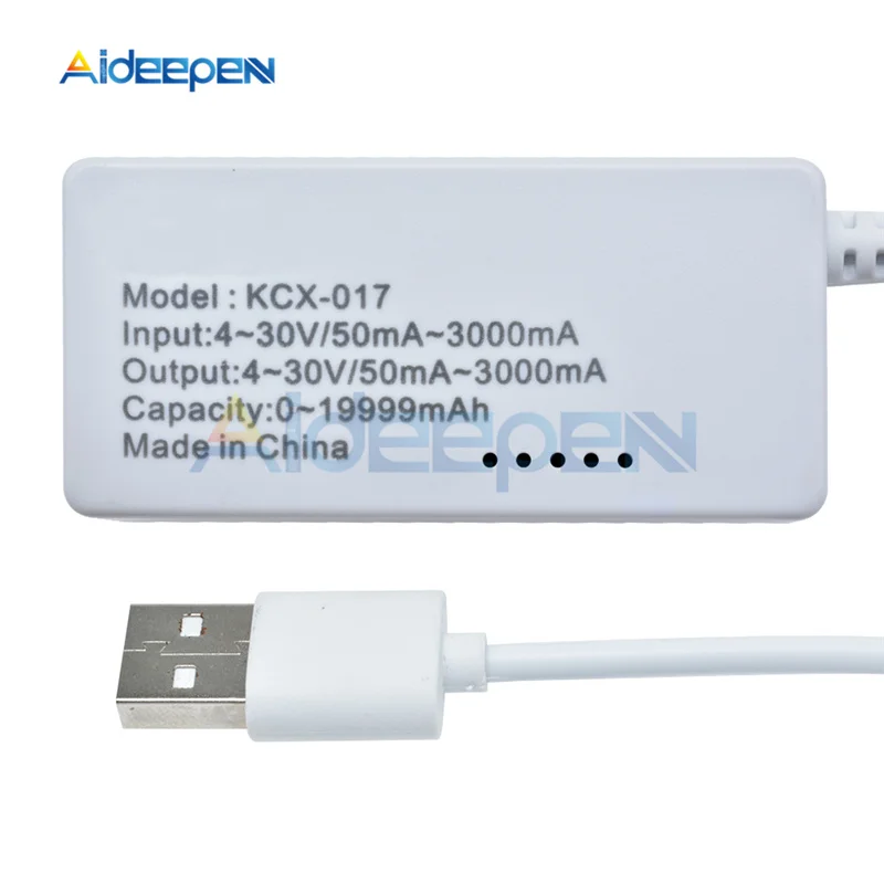 Цифровой мини вольтметр амперметр постоянного тока с ЖК дисплеем USB тестер