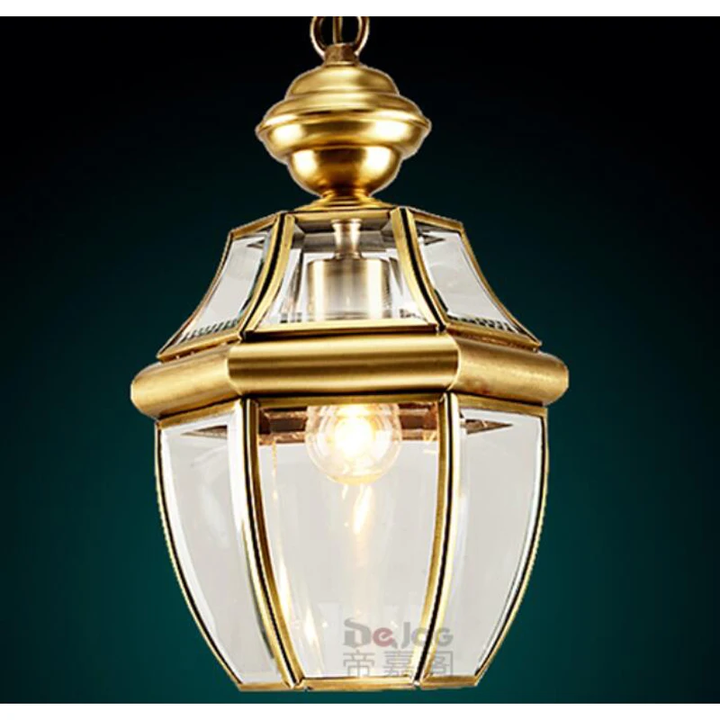 Медный забор садовое наружное освещение сад балкон подвесные светильники
