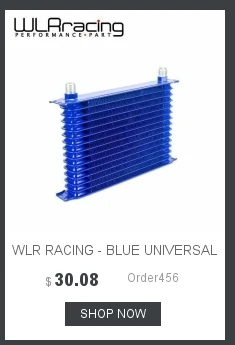WLR RACING-синий Универсальный 7 ряд 10AN-10AN универсальный радиатор трансмиссионного масла двигателя доверия Тип WLR5107B