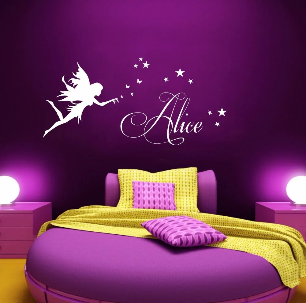 Personalised Any Name Fairy Stars Girls Bedroom Kids Vinyl Wall Art Sticker Gift 30cmx60cm In Stickers From Home Garden On Aliexpress Personalised Any Name Fairy Stars Girls Bedroom Kids Vinyl Wall Art Sticker Gift 30cmx60cm In Stickers From Home Garden On Aliexpress