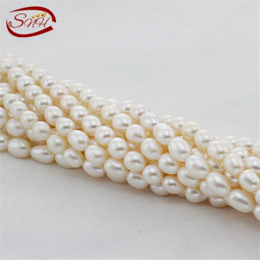 

SNH 5 strands/package 8mm best quality AAA grade white nice shape pearl strings