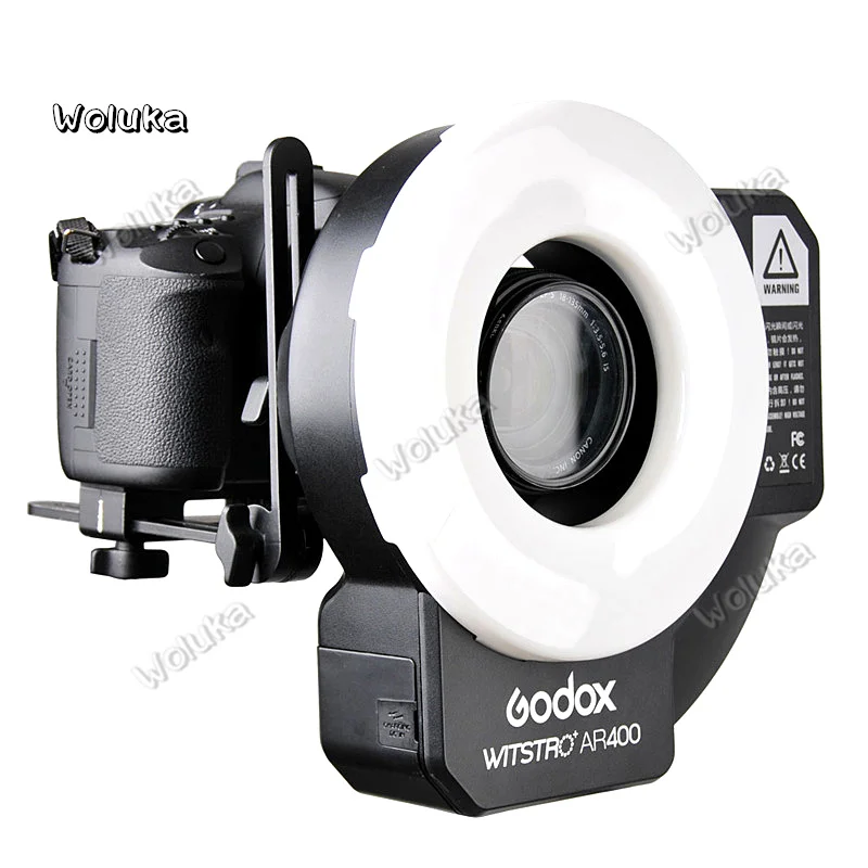 Godox-AR400-400W-Li-ion-Battery-LCD-Panel-Powerful-Macro-LED-Ring-Flash-Speedlite-Video-Light