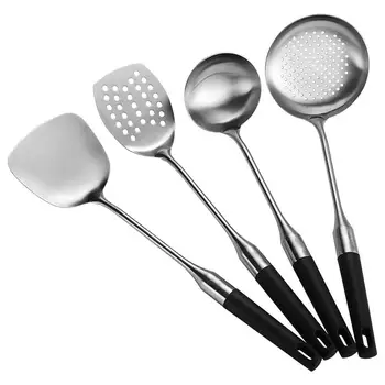 

304 Stainless Steel Cooking Tools Utensils Kitchen Tool Set Spoon Utensil