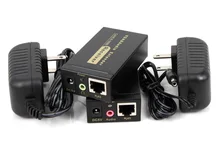 REDAMIGO 100m HD 1080P VGA UTP Extender 1x1 Splitter with 3 5mm Audio RJ45 cat5e 6