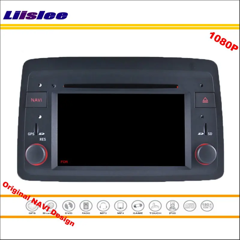 Liislee для Fiat Panda 2004~ 2012 автомобильный стерео радио CD DVD плеер gps Navi навигация 1080P HD экран система дизайн NAVI