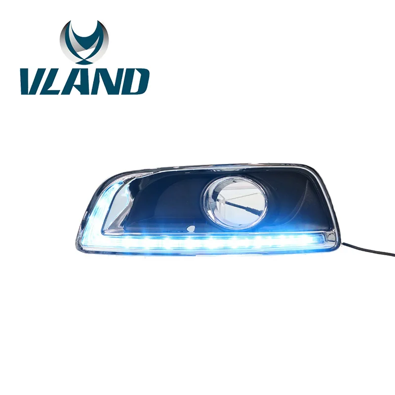 

VLAND Factory For Car Day Light For Malibu Daytime Running Light 2011 2012 2013 2016 LED Driving Light White And Yellow And Blue
