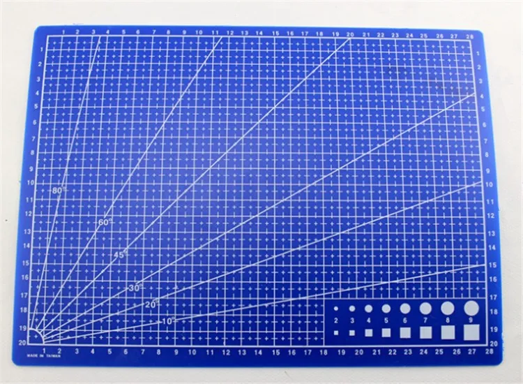 200 шт. A4 линиями сетки бумагорез резки мат Craft карты из фабричной кожи Бумага доска