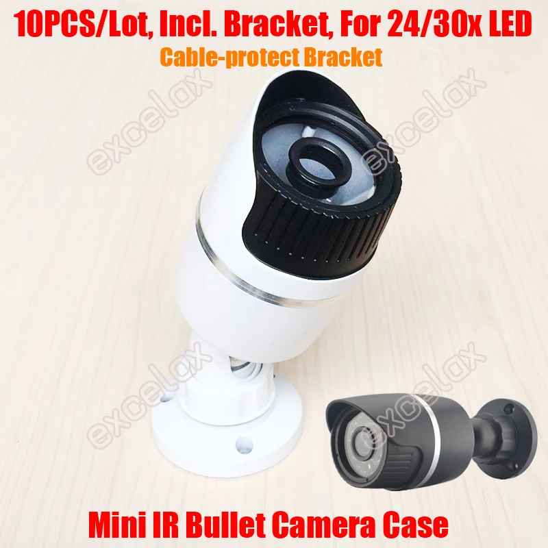 10PCS/Lot Mini Waterproof IR Bullet Camera Case Metal IP CCTV Tube