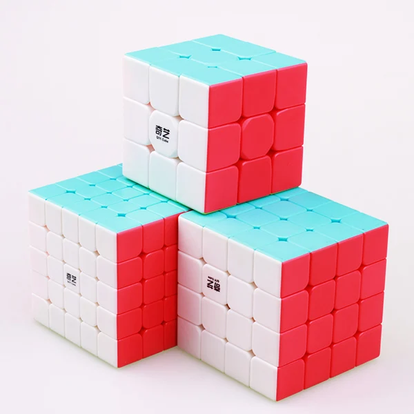 QIYI 2x2x2 3x3x3 4x4x4 5x5x5 волшебный кубик-головоломка Профессиональный скоростной кубик без наклеек QiYi Cubo Magico развивающая игрушка для детей - Цвет: 3x4x5