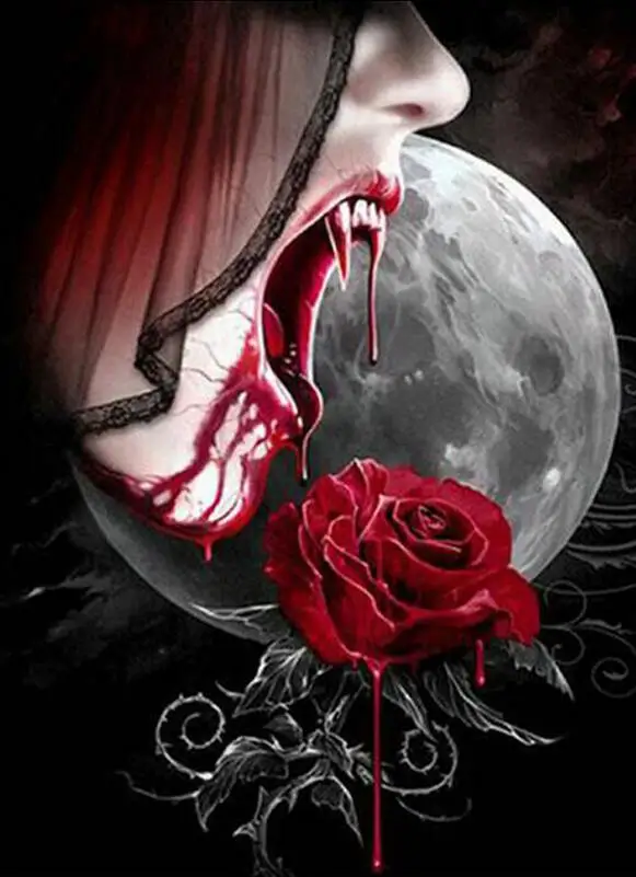 terror Vampire Rose moon
