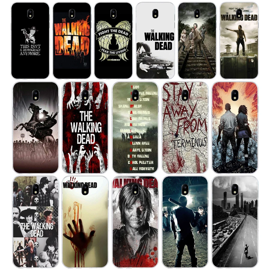 

125SD The Walking Dead Soft Silicone Tpu Cover phone Case for Samsung j3 j5 j7 2015 16 17 j2 j4 prime j6 Plus 2018
