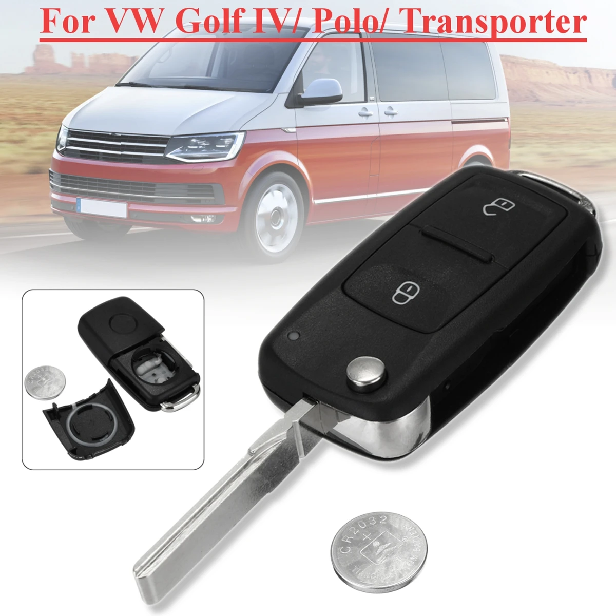 For VW Transporter T5 For Polo GOLF 2 Buttons Lock Unlock Entry Car