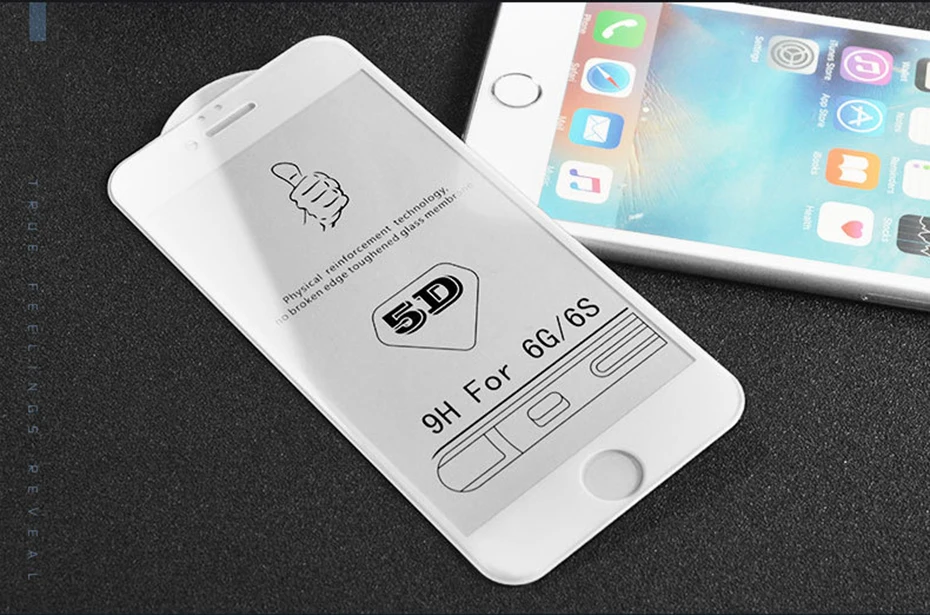 5D пленка для полного покрытия изогнутое стекло для iphone 6 6s 7 8 plus закаленное стекло для iphone X XR XS MAX защита экрана