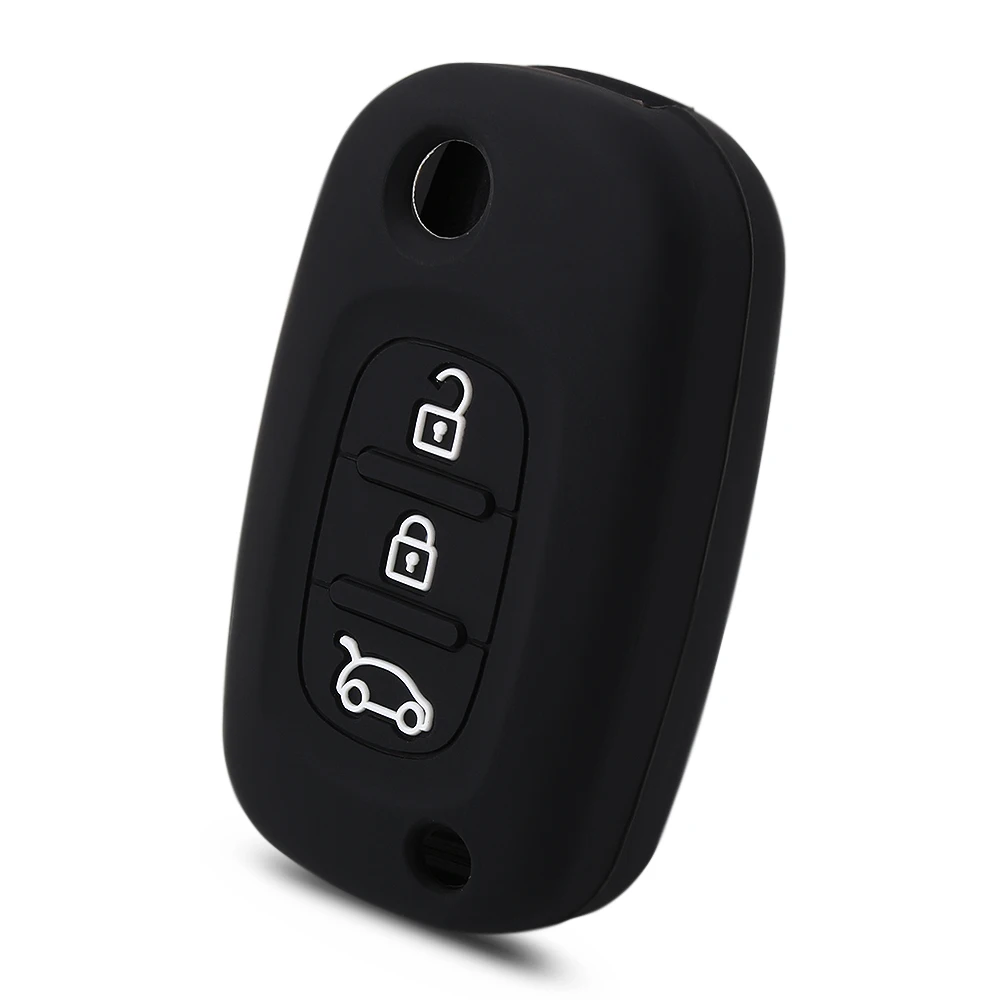 3 кнопки силиконовый резиновый чехол для ключа автомобиля для LADA Vesta Granta XRay Kalina Priora Sedan Sport
