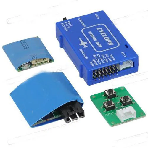 

Cyclops Storm V1.03 OSD AHRS Based OSD RTL/RTH Auto-Return Staberlization f/ FPV