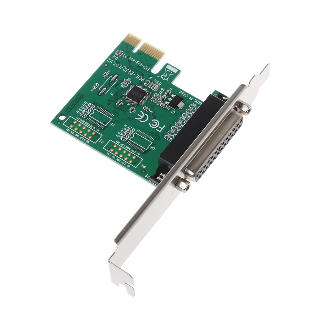 

New Parallel Port DB25 25Pin LPT Printer to PCI-E Express Converter Card Adapter