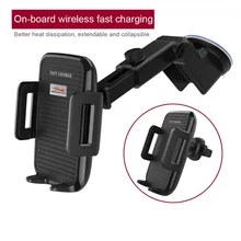 Qi Беспроводное зарядное устройство для автомобиля держатель 10 Вт Быстрое беспроводное зарядное устройство для автомобиля Зарядное устройство для Samsung S8 Plus S6 S7 Edge Note для девочек от 5 до 8 лет для iPhone X 8 Plus