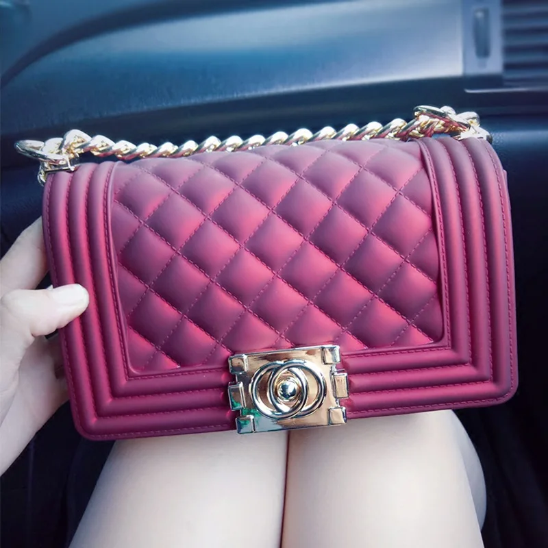 

Wholesale Crossbody Bags for Women Lattice Chain Handbag Women Leather Handbags 50PCS/lot