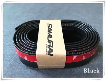 

2.5 m Rubber Car Front bumper lip Side Skirt Body Kit Trim For Nissan Geniss Juke Almera Primera pathfinder Sentra Versa Altima