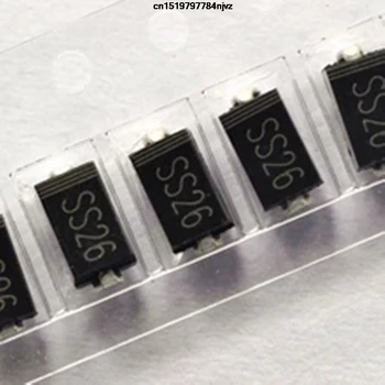 

SS26 SMD Schottky Barrier Rectifier Diode 2A 60V DO-214AC SMA 100PCS