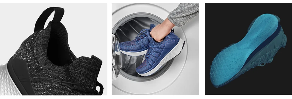 Xiaomi Mijia Sports Man ShoesSneaker 2 Uni-Moulding Techinique New Fishbone Lock System Elastic Knitting Vamp Sports (7)