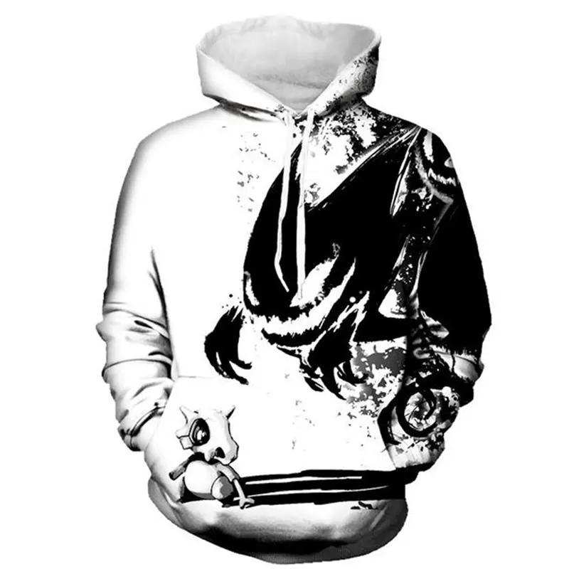 

Headbook New Fashion Sweatshirts Men/Women 3d Hoodies Print Ink Skulls And Small Dragon Hooded Hoodies Thin Pullovers