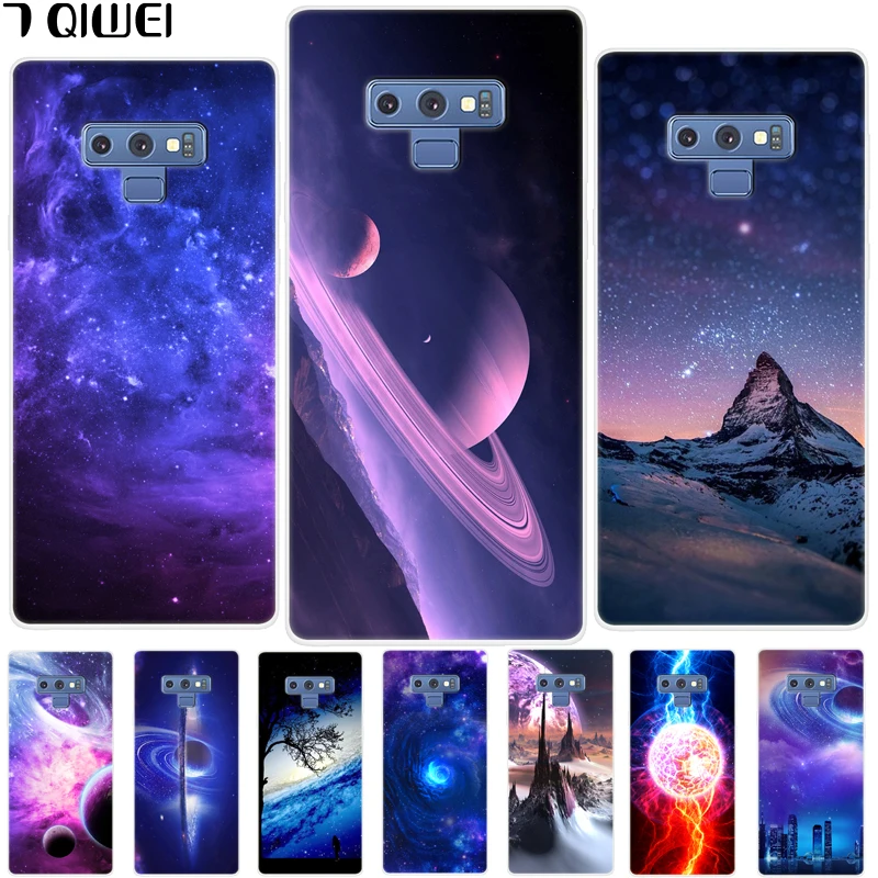 

Note9 Case For Samsung Galaxy Note 9 Case Silicone Soft TPU Cover For Fundas Samsung Note 9 Case Cover Fashion Space Star Capa
