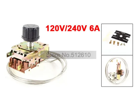 

Fridge Freezer Thermostat Mechanical Thermostat Refrigerator Thermostat K50-P1127-001 Universal Accessories