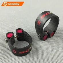 Углеродного волокна горная дорога зажим стойки сиденья велосипеда MTB велосипеда зажим сиденья зажим 30,2 мм 34,9 мм запчасти для велосипеда