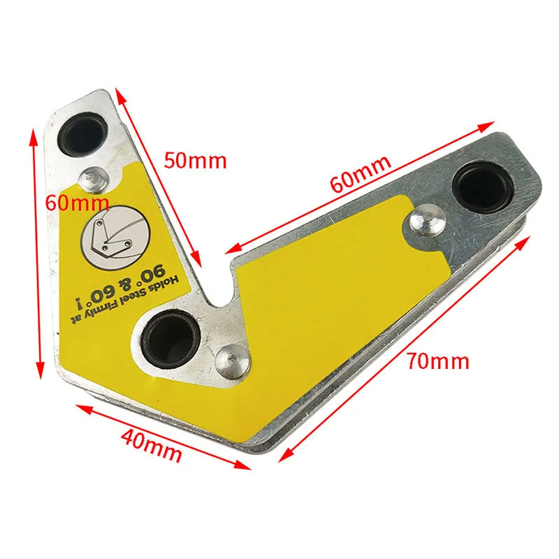 Многоугольные мини-сварочные магниты Неодимовый зажим держатель никогда не разгадывать подъемный Сварочный позиционер 60 90 градусов