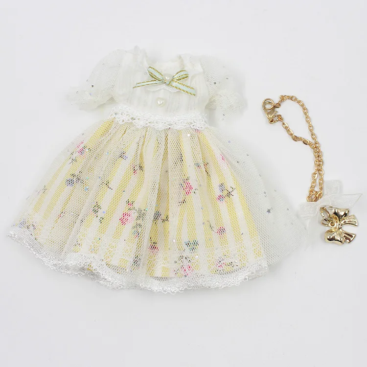 Blyth/Одежда для кукол; милое платье принцессы ярких цветов - Цвет: like the picture