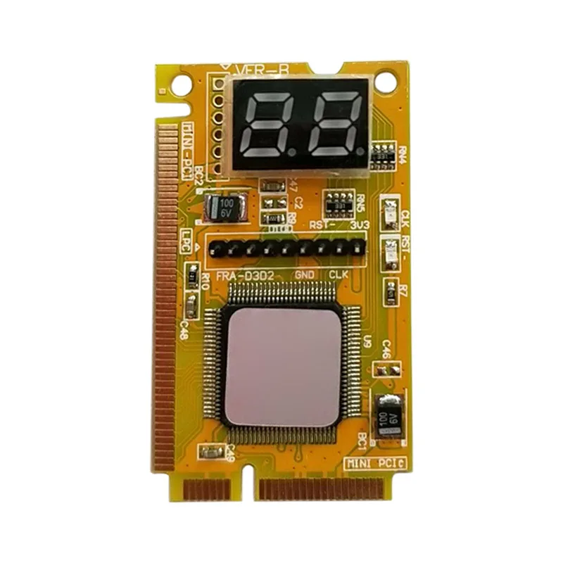 

3 in 1 Mini PCI-E LPC PC Analyzer Tester POST Card Test For Notebook Laptop EM88