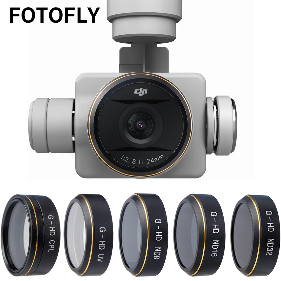 

FOTOFLY For Phantom 4 Pro v2.0 Drone Filter ND 4 8 16 32 CPL UV Filters Set For DJI Phantom 4 Advanced Gimbal Camera Accessory