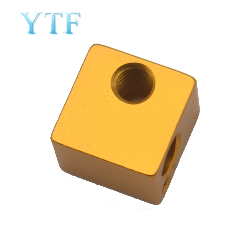 Алюминиевый тепловой блок для 3D принтера V5 J head MK7/MK8 экструдер 16 мм * 12 алюминиевые